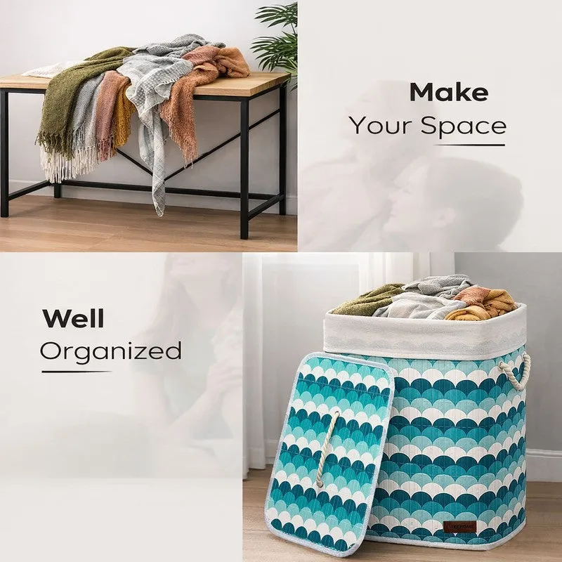 Wave Bamboo Laundry Basket media 6
