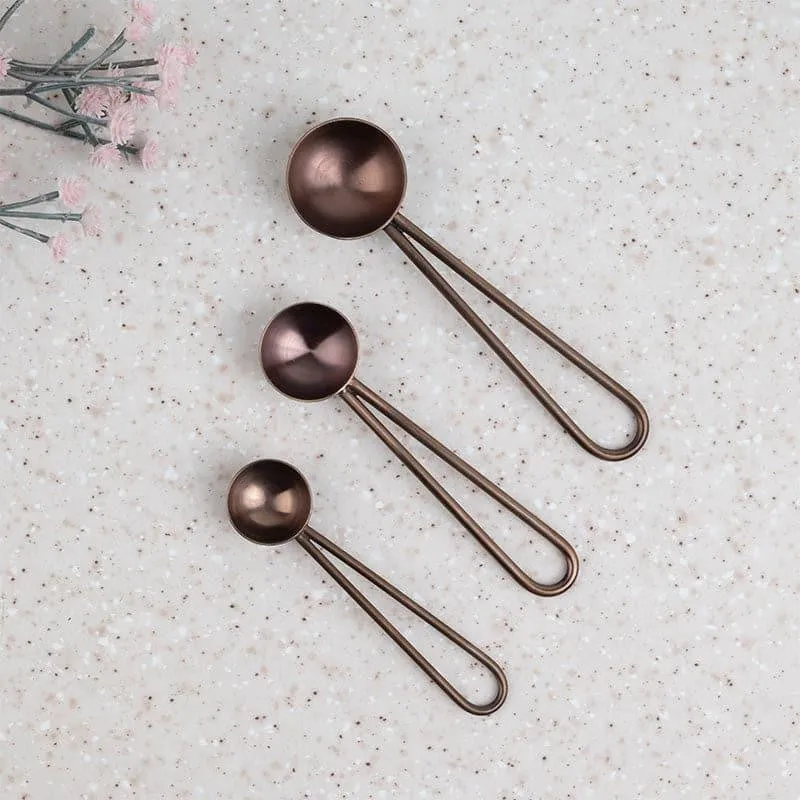 Jimo Measuring Spoon (Rose Gold) - Set Of Three media 3