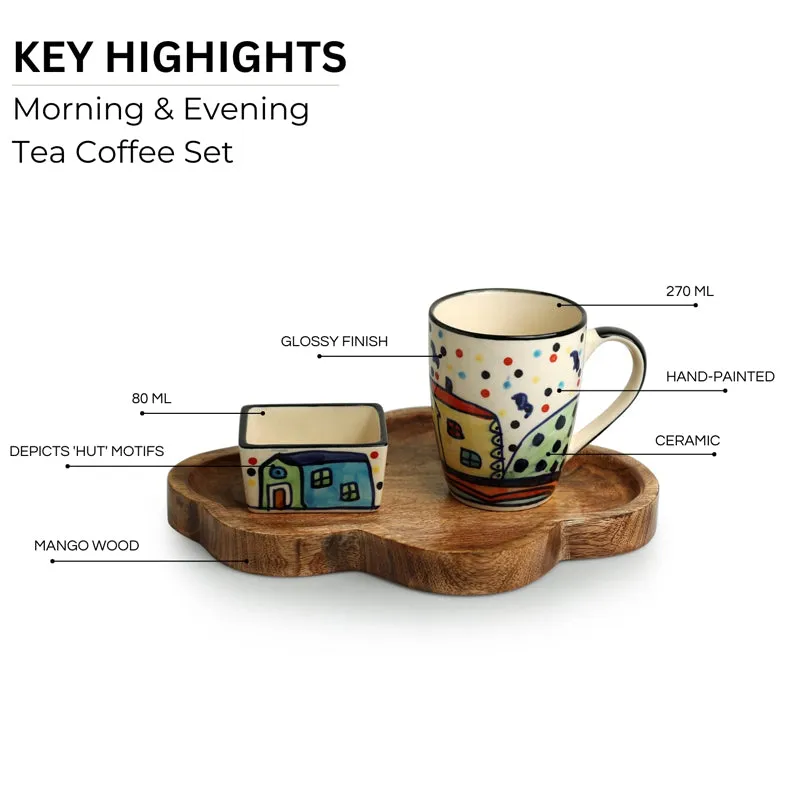 Coastal Ceramic Coffee Mug - Three Piece Set media 5