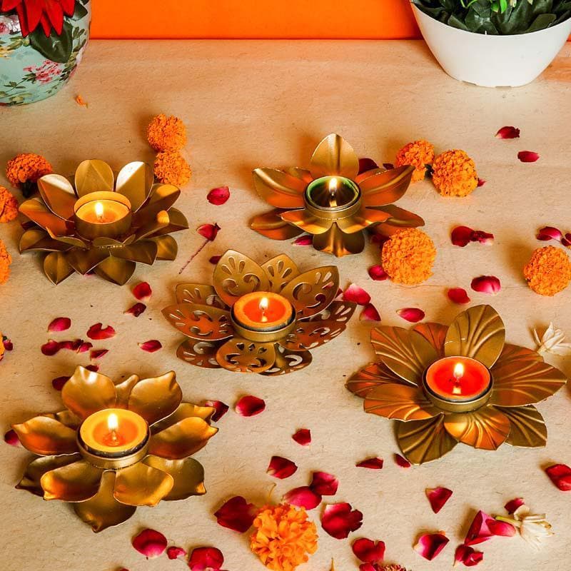 Floral Desires Tealight Holder Set media 5