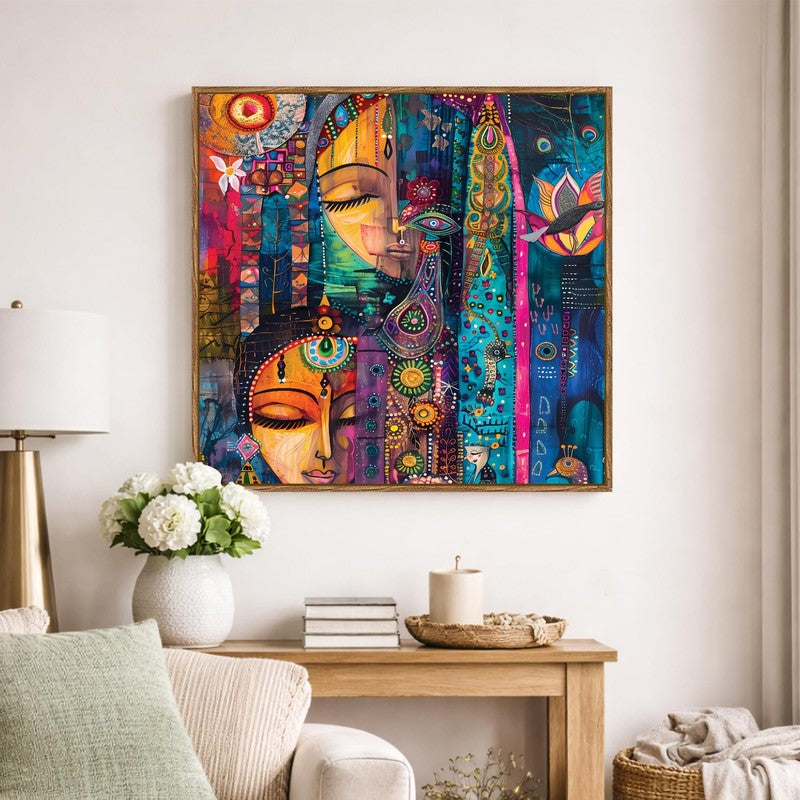 AbstractPersona Canvas Wall Art With Frame