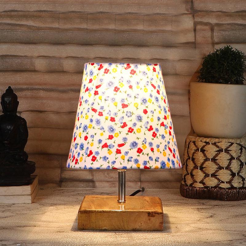 Tryda Color Splash Fabric Table Lamp - Multicolor