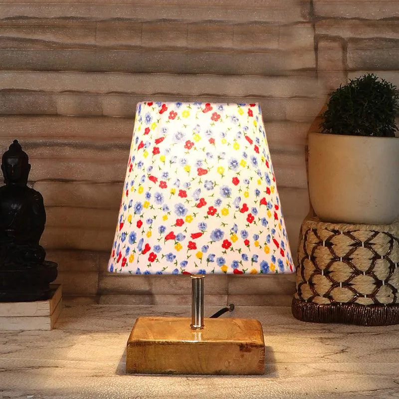 Tryda Color Splash Fabric Table Lamp - Multicolor media 1