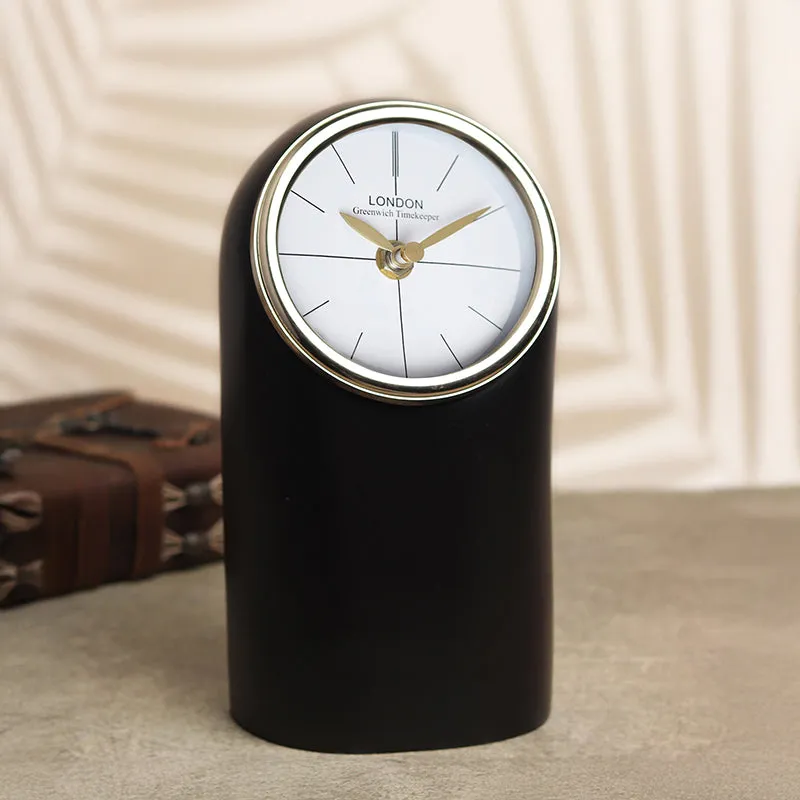 Lilt Analog Table Clock - Black media 1