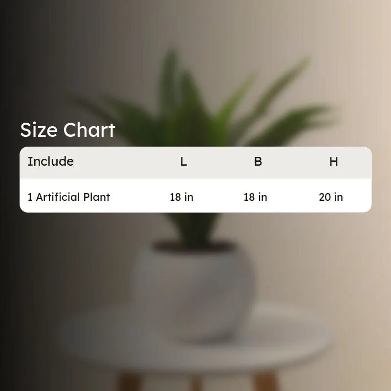 Evergree Touch Artificial Plant With Black Plastic Pot - 1.6 ft media 7