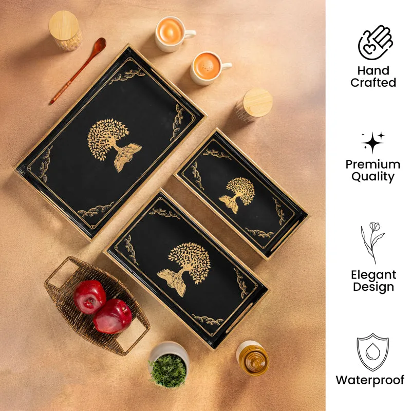 Vriksha Serving Tray - Set Of Three media 6