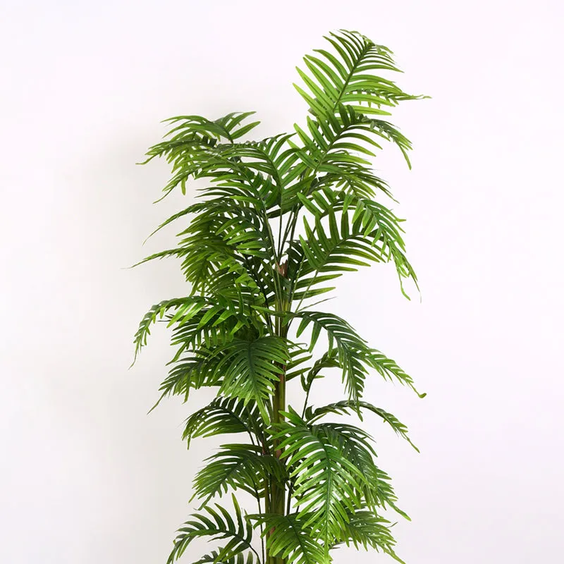 Verdiq II Artificial Plant With Black Plastic Pot - 6 Feet media 5