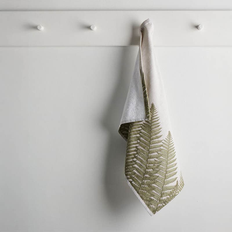 Fern Touch Bamboo Terry Hand Towel - Set Of Two media 3