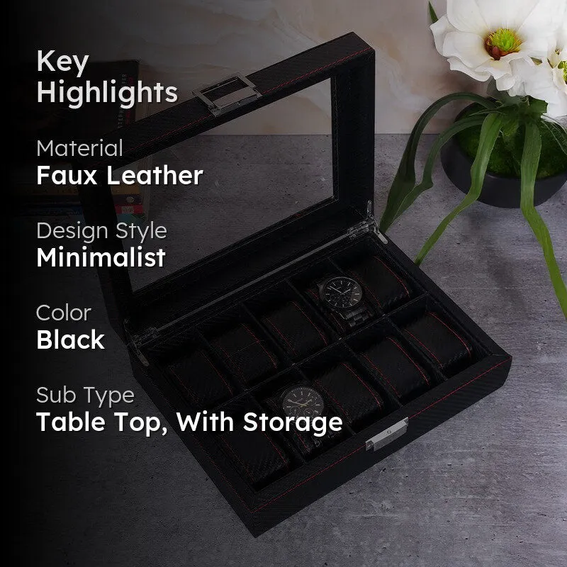 AarviDecor FocusForm Faux Leather Jewellery Organizer media 2