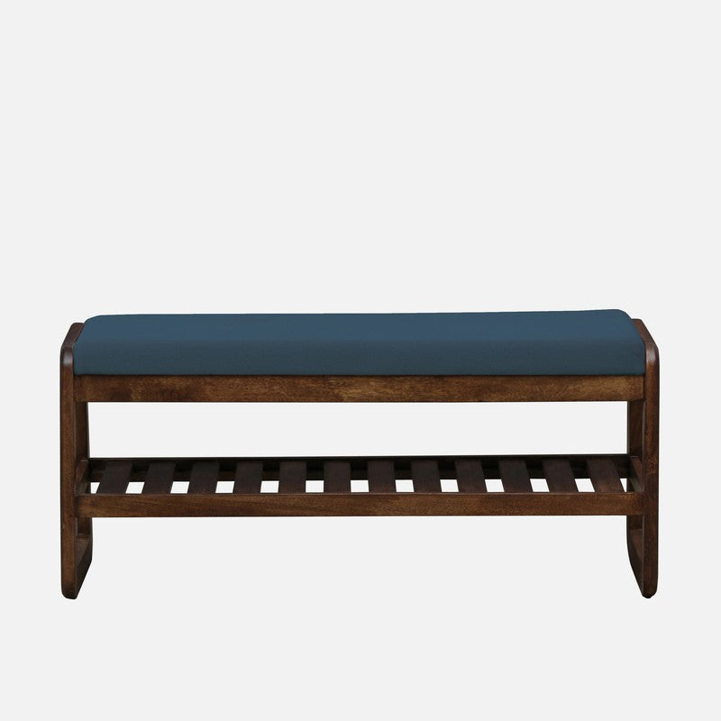 Tread Mango Wood Shoe Rack - Blue media 3