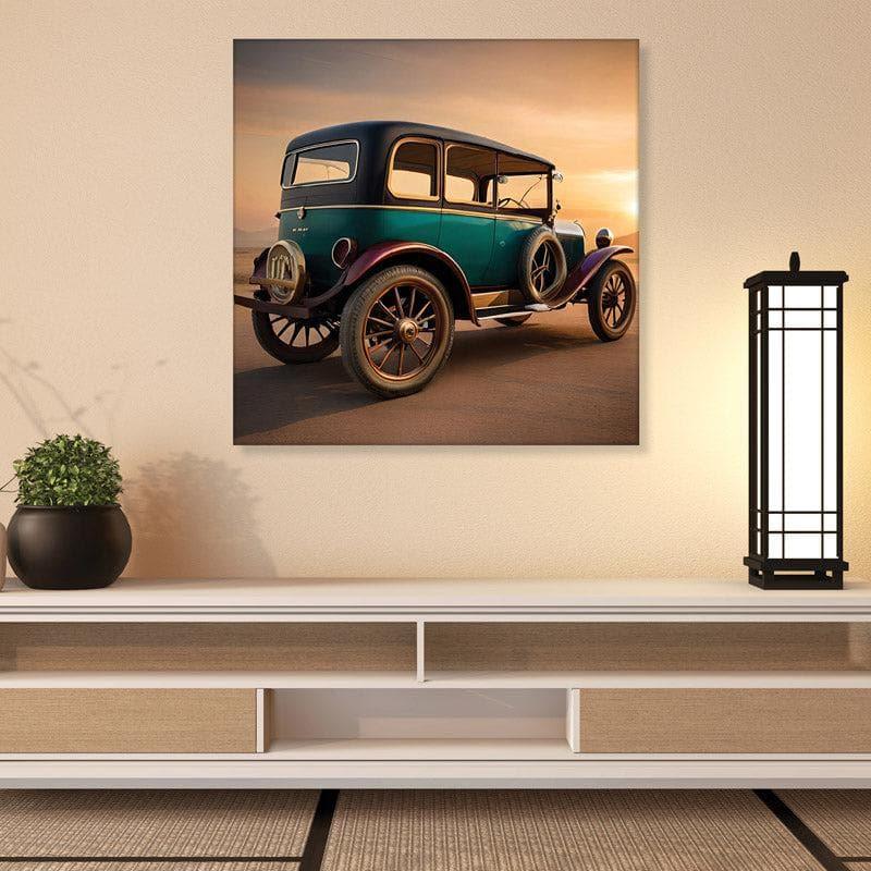 Classic Wheels Canvas Wall Art