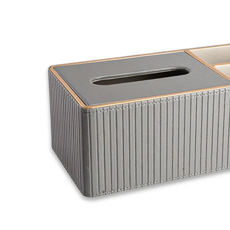 AarviDecor Ribline Faux Leather Tissue Holder media 5