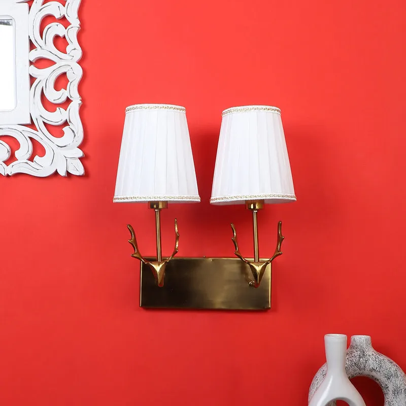 Linera Duo Cotton & Iron Wall Lamp media 3