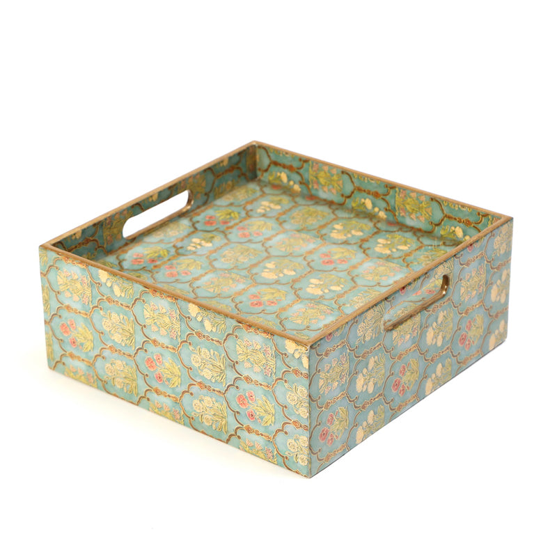 Fleur Jharokha Wood Cutlery Organiser media 7