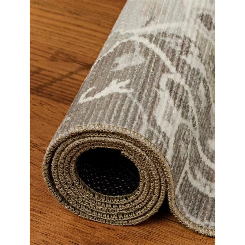 Aziza Ethnic Polyester Carpet - Grey media 6