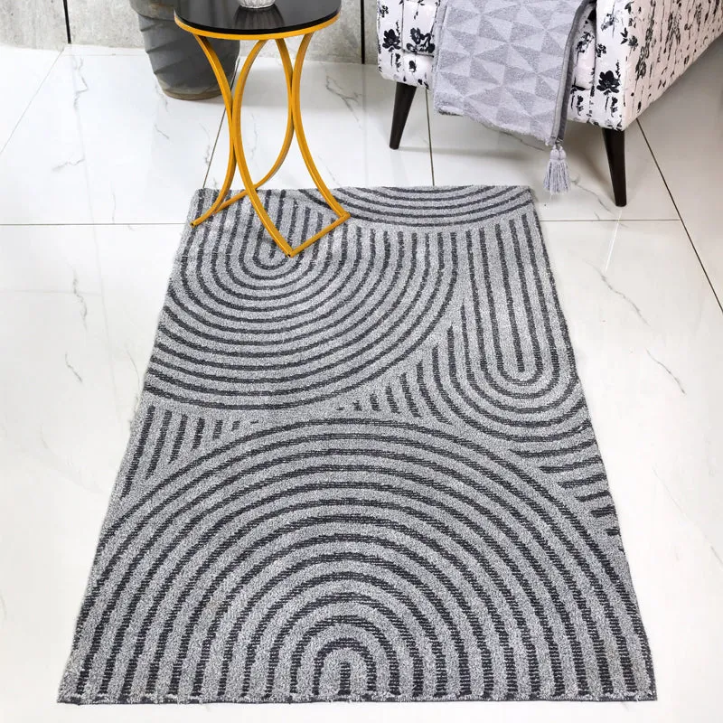 Aneeta Soft Pile Anti-Skid Carpet - Grey media 3