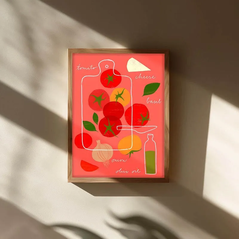 Chopped Splash Archival Canvas Wall Art - Brown media 3