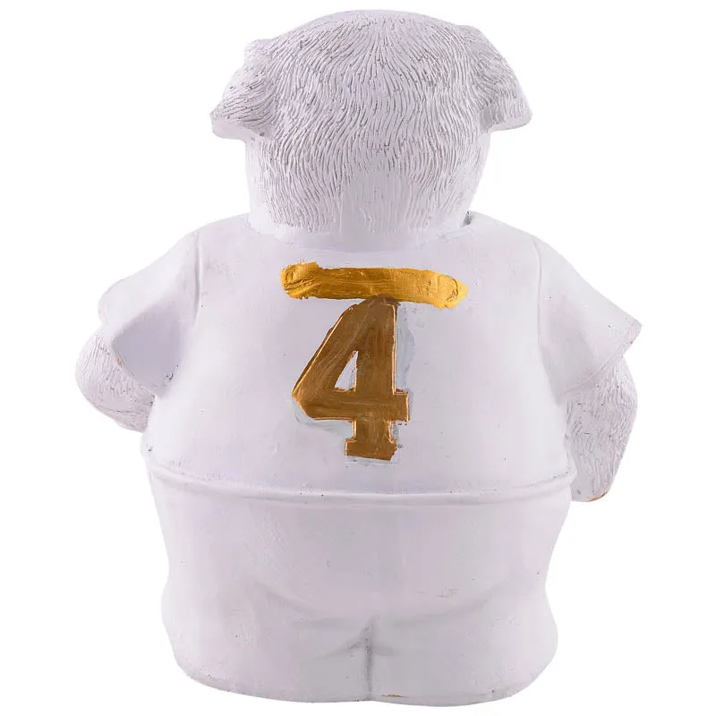 K9 Kicker Painted Polyresin Showpiece - White media 5