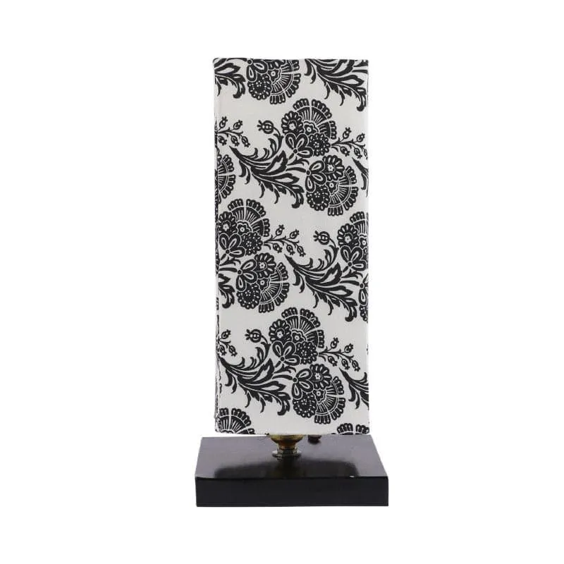 Filigree Ingram Fabric Table Lamp - Black,White media 4