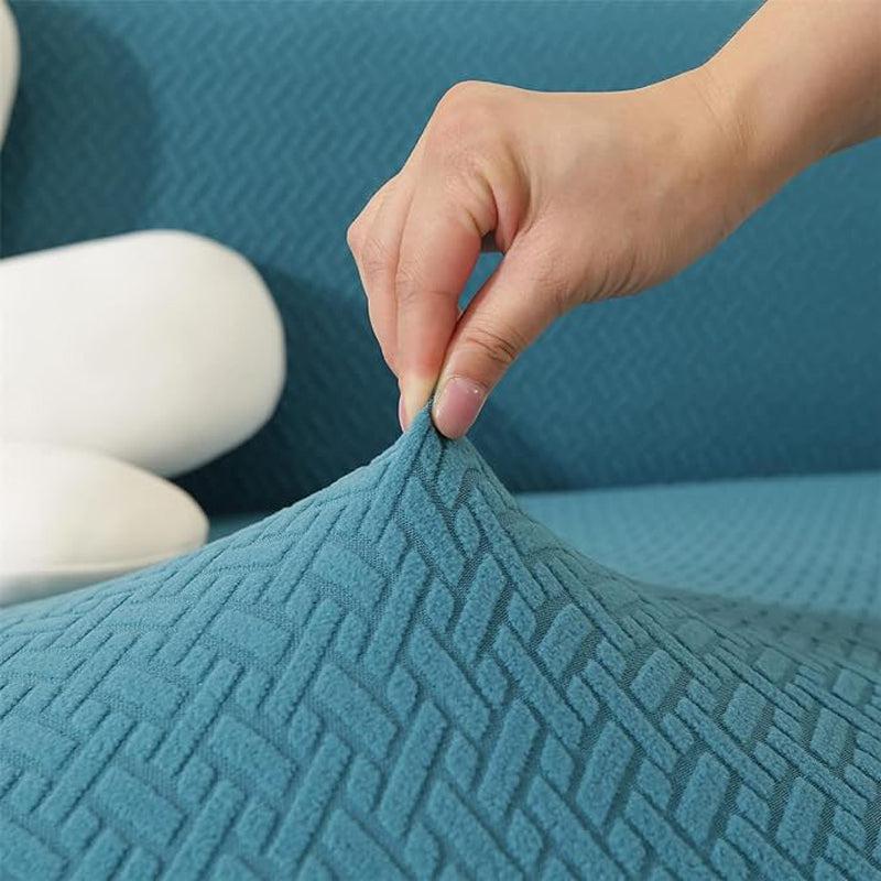 Rubina Polar Fleece Sofa Cover - Teal media 5