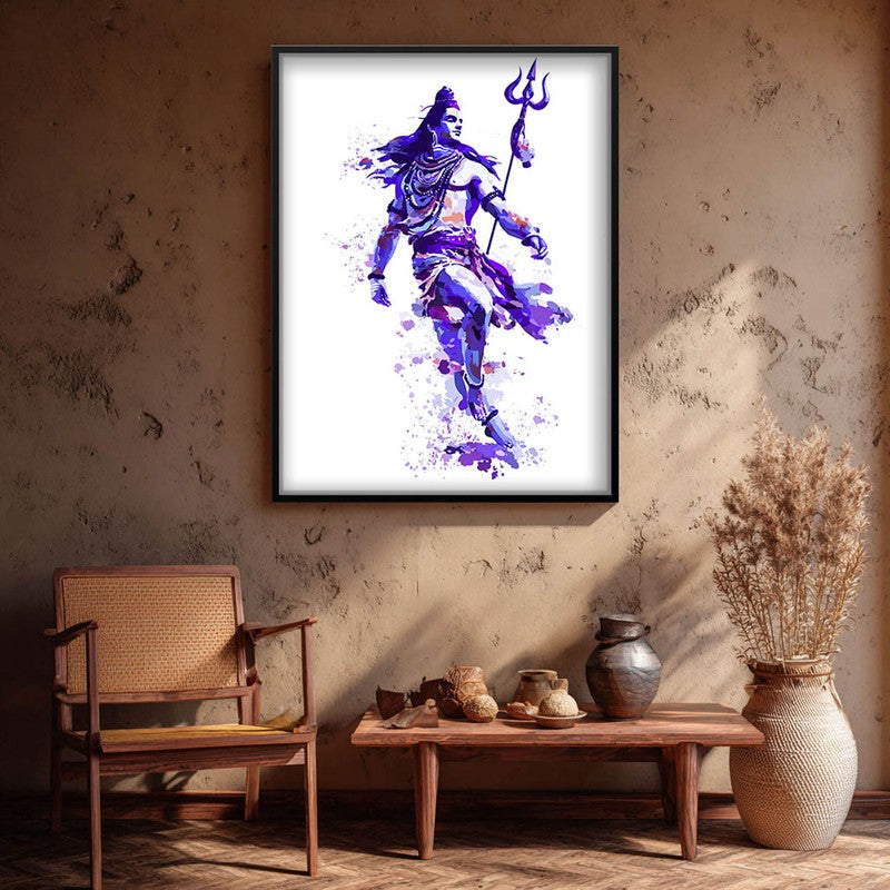 Cosmic Dance Lord Shiva Archival Paper Wall Art
