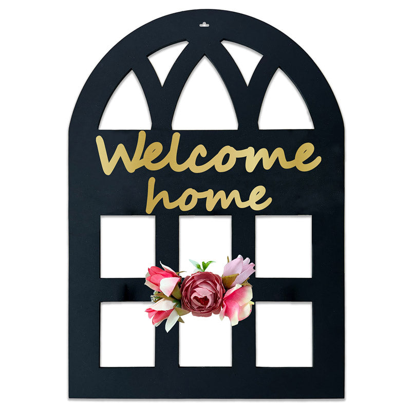 Welcome Home Window MDF Wall Accent media 3