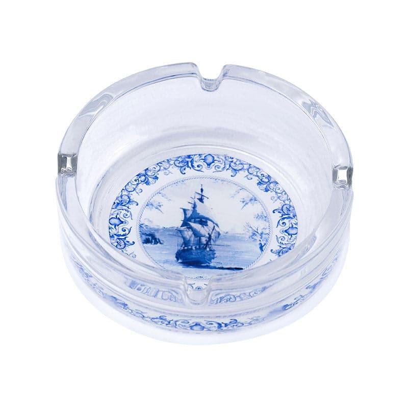 Vintage Blue Ship Ashtray media 3