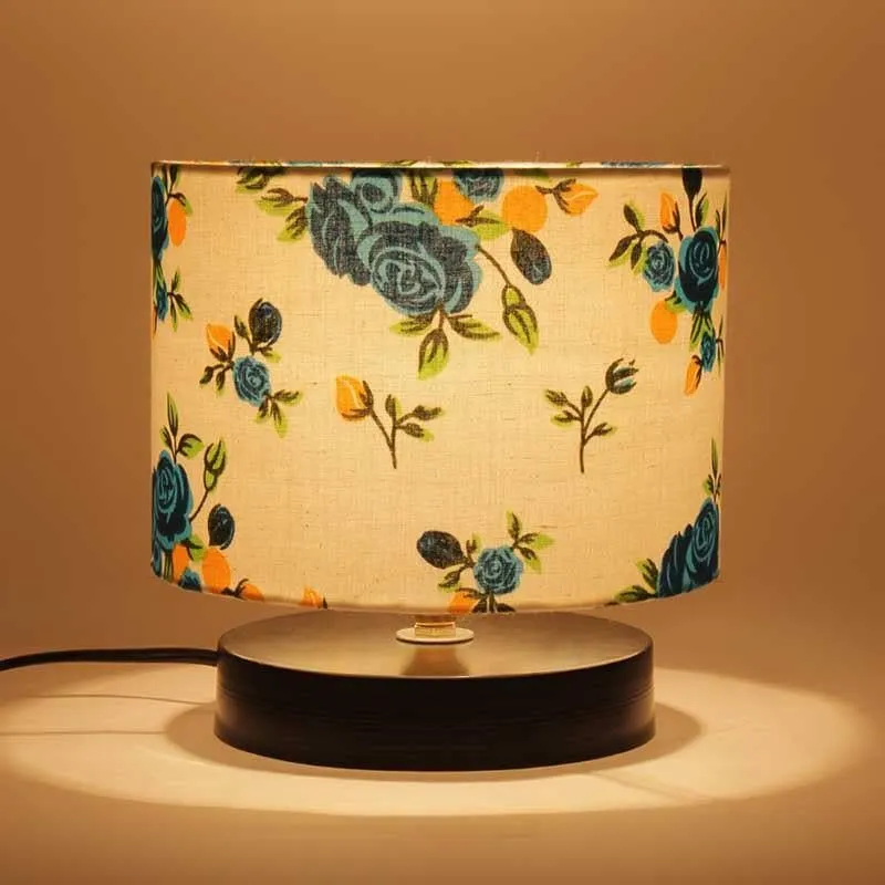 Fleur Glow Cotton Table Lamp - Multicolor media 1