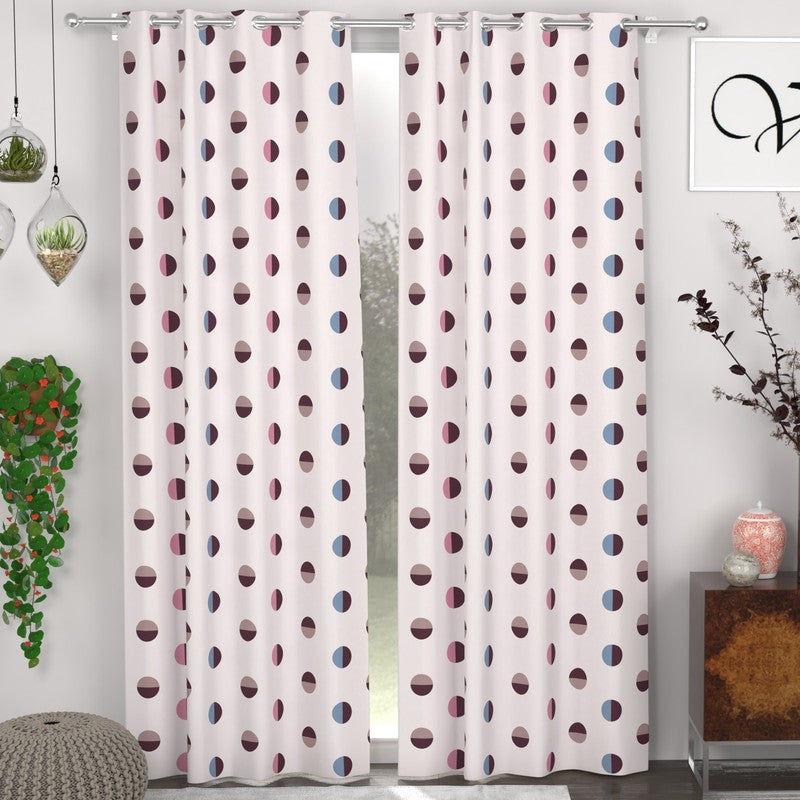 Dot Flow Curtains - Set of Two