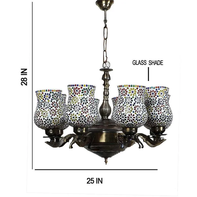 Omra Vilona Mosaic Golden Antique Ceiling Lamp media 6