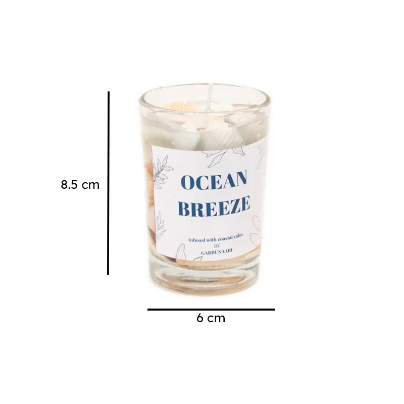 Ocean Pebbles Scented Candle - Vanilla, Cinnamon media 6