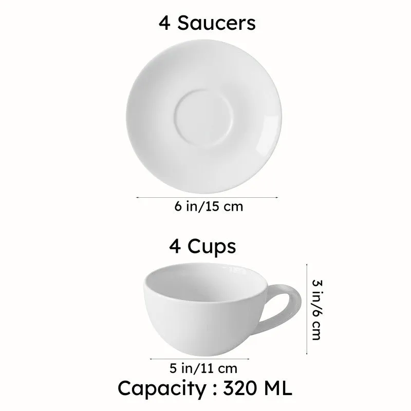 Blush & Brew Cup & Saucer (Mint/320 mL) - Eight Piece Set media 9