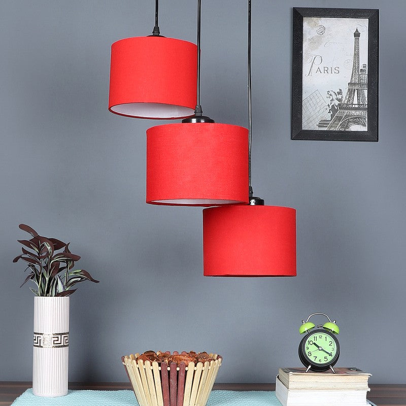 Lumera Drift Metal Ceiling Lamp - Red media 3