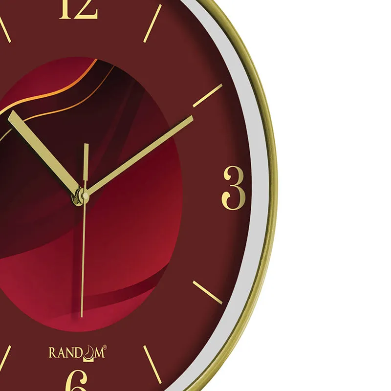 Tempus Crimsa Wall Clock media 5