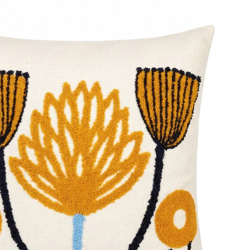 Petal Tuft Cotton Cushion Cover media 6