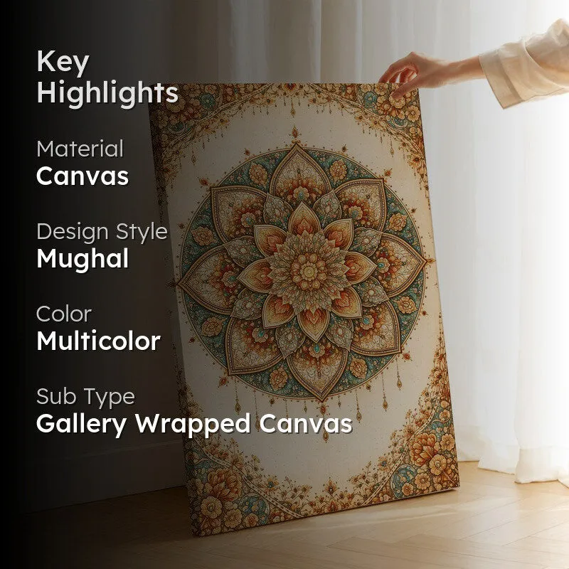Royal Mandala Canvas Wall Art & Paintings media 2