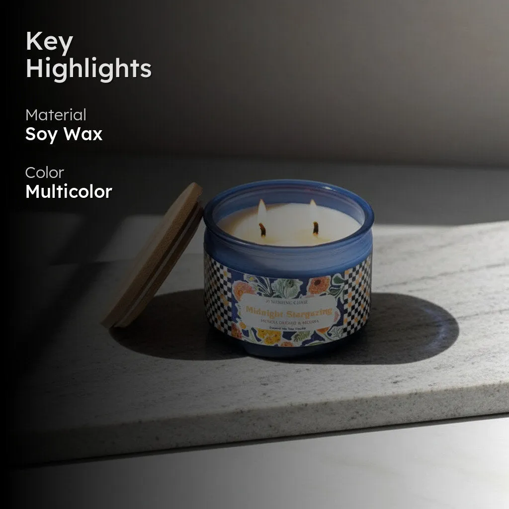 Midnight Stargazing Soy Wax Jar Scented Candle media 2