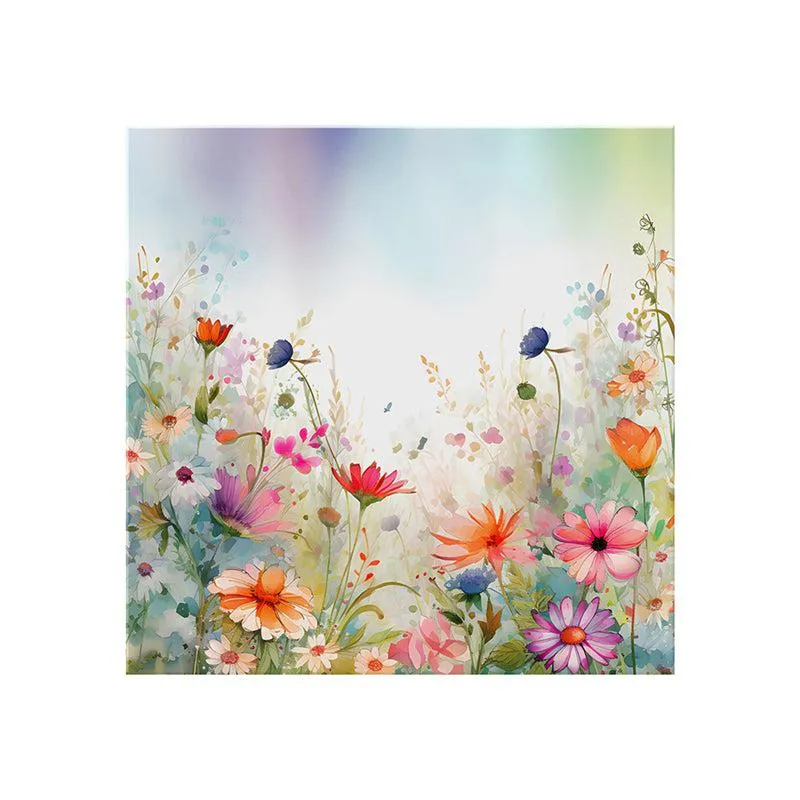 Enchanting Wildflowers Meadow Wall Painting media 4