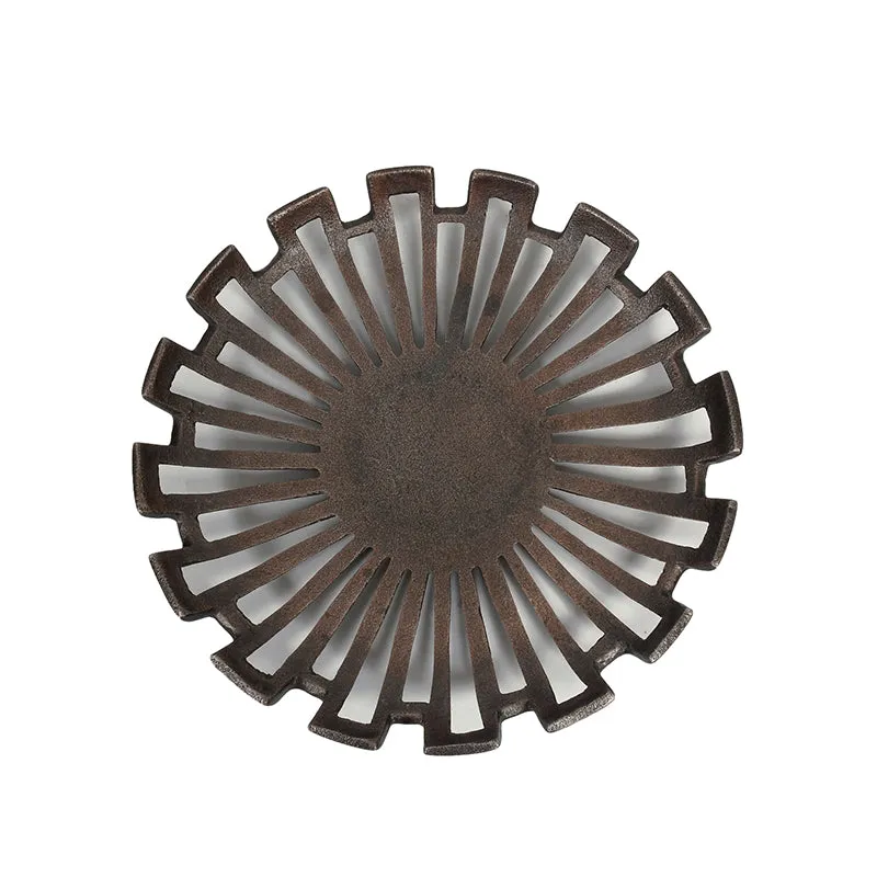 Ajra Flora Serving Tray - Brown media 3