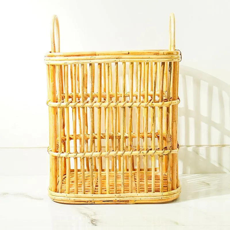 Mara Rattan Laundry Basket media 5