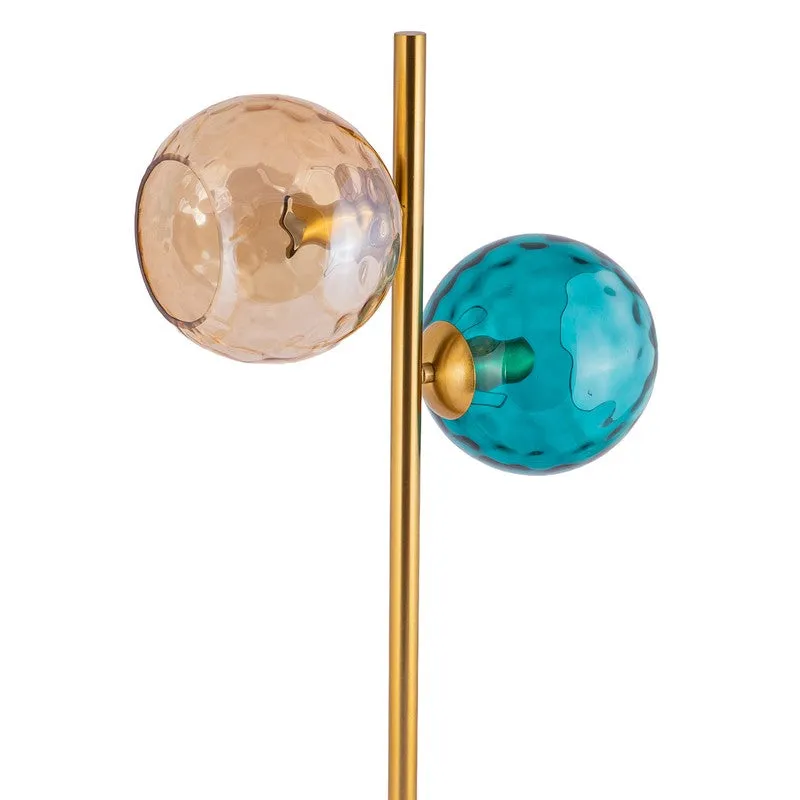 AarviDecor Brighton Designer Glass Table Lamp - Multicolor media 5