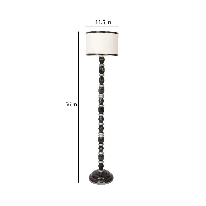 Moha Floor Lamp - White & Black media 6