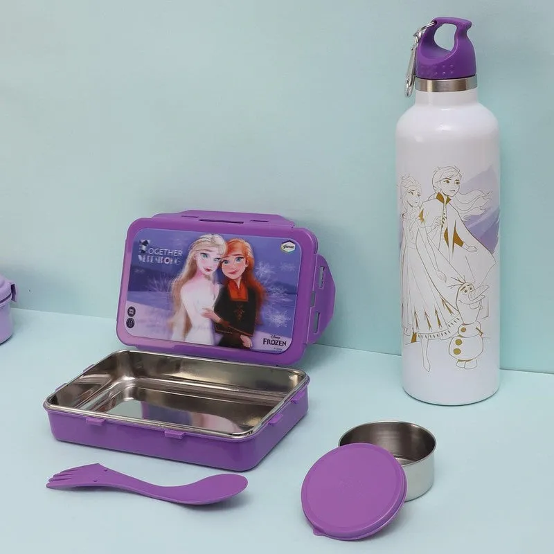 Frozen Belle Lunch Box 700 ML With 600 ML Water Bottle - Two Piece Set media 6
