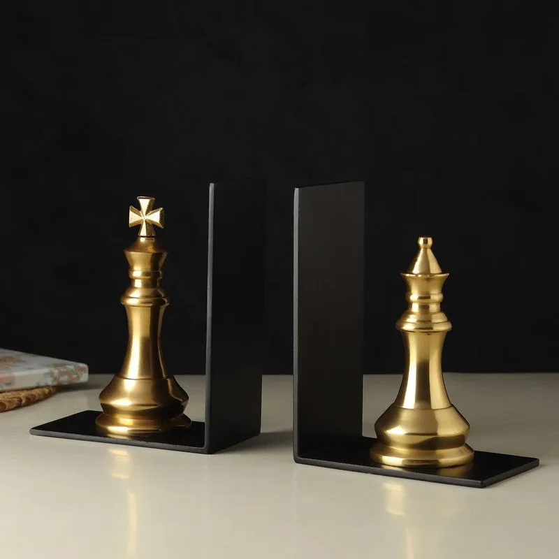 Book Mate Bookends (Gold) - Set Of Two media 3