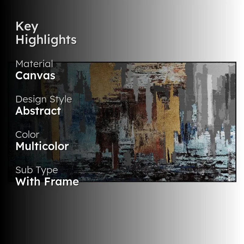 Mesha Abstract Canvas Wall Painting media 2