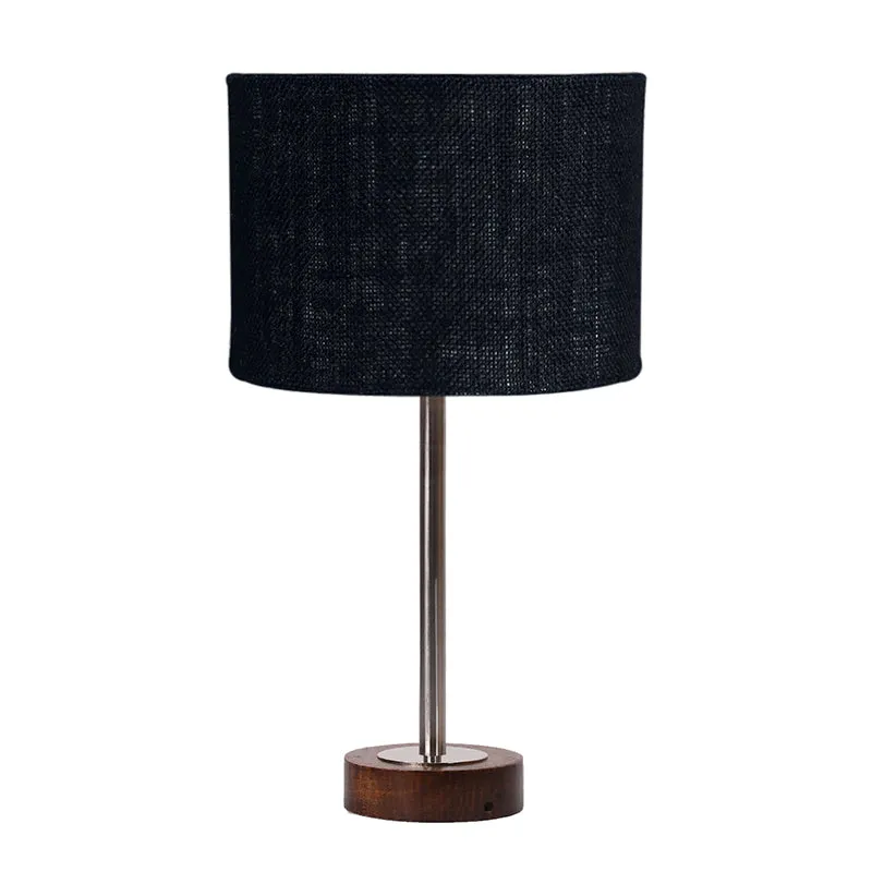 Sienna I Rodin Wooden Table Lamp - Black,Silver,Brown media 4