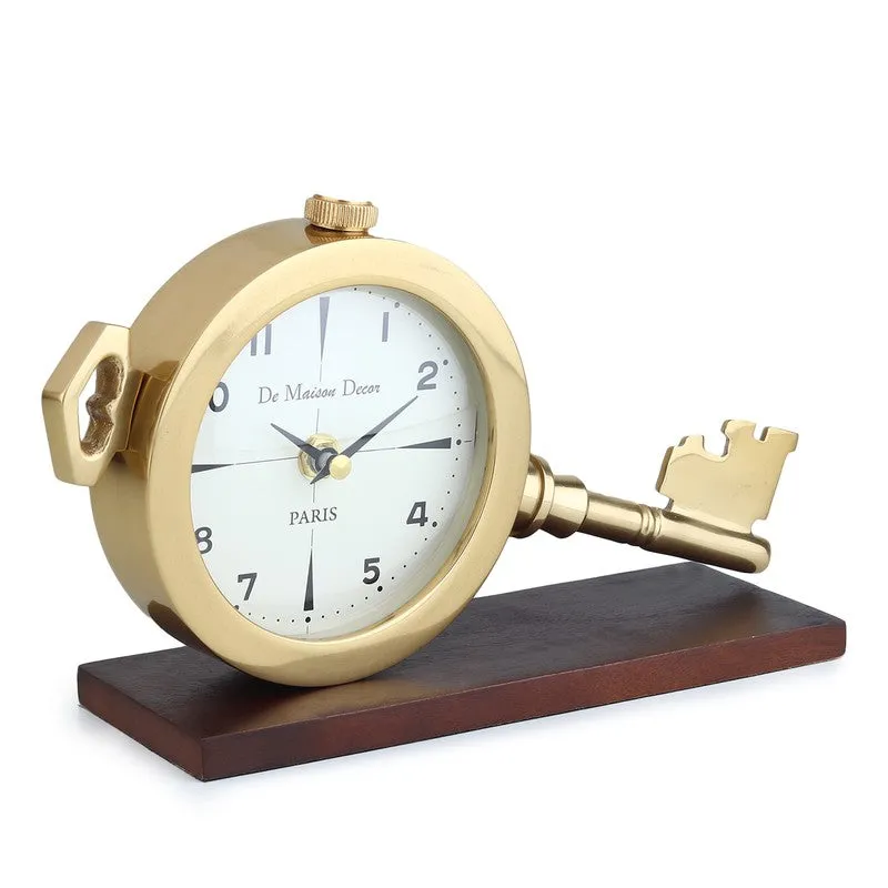 AuraClock Table Clock - Gold media 5
