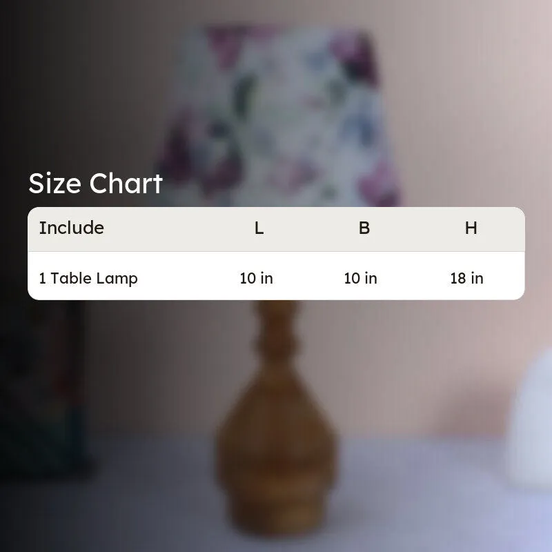 Lumikko Glyph Mango Wood Table Lamp - Multicolor media 5