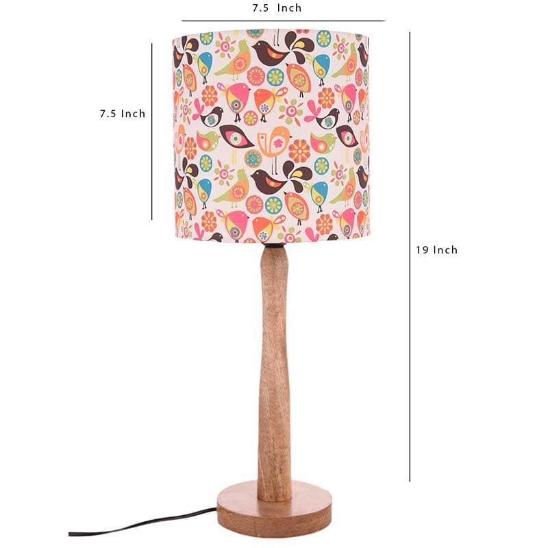 Natures Haven Fabric Table Lamp - Multicolor media 5