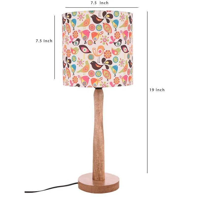 Natures Haven Fabric Table Lamp - Multicolor media 5